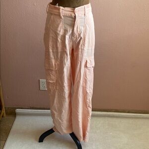 AMERICAN EAGLE Light Pink Cargo Pants